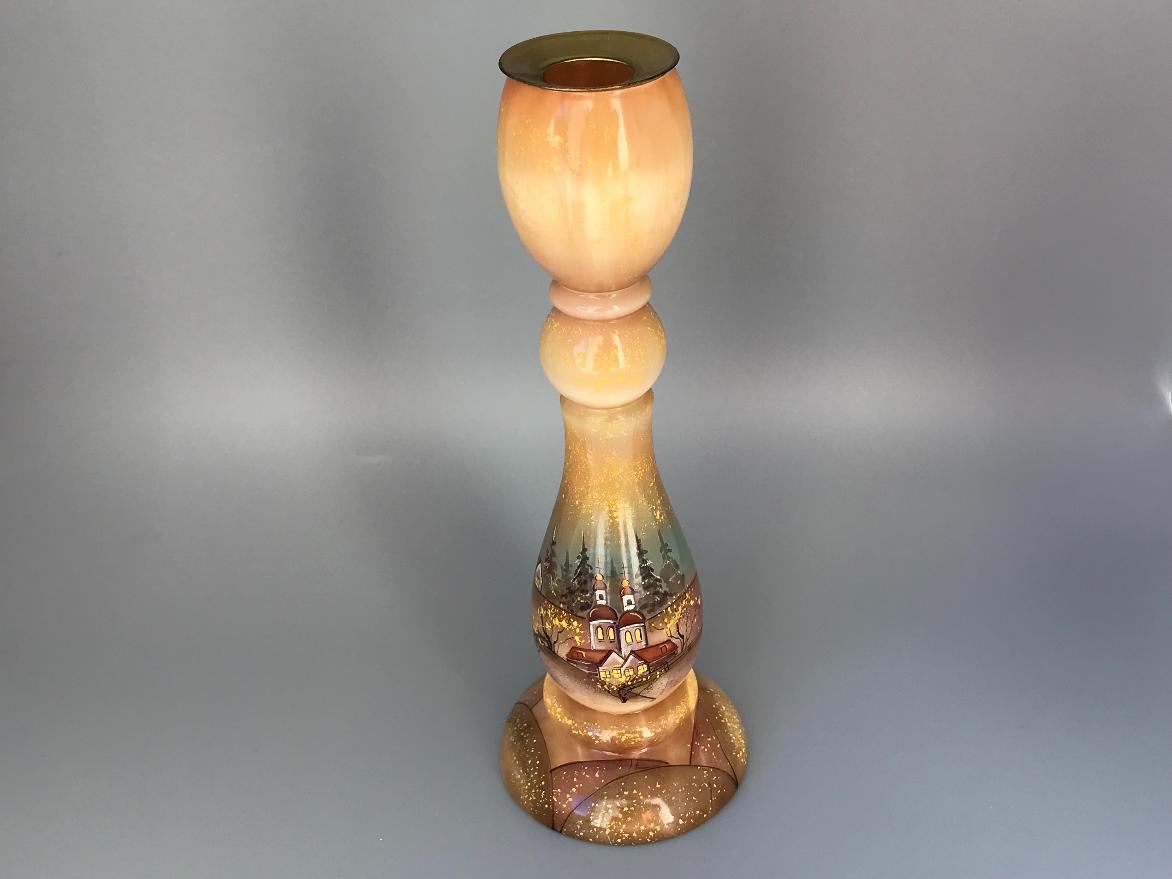 Подсвечник из селенита 20,0х6,9 см PD-0022, фото 1