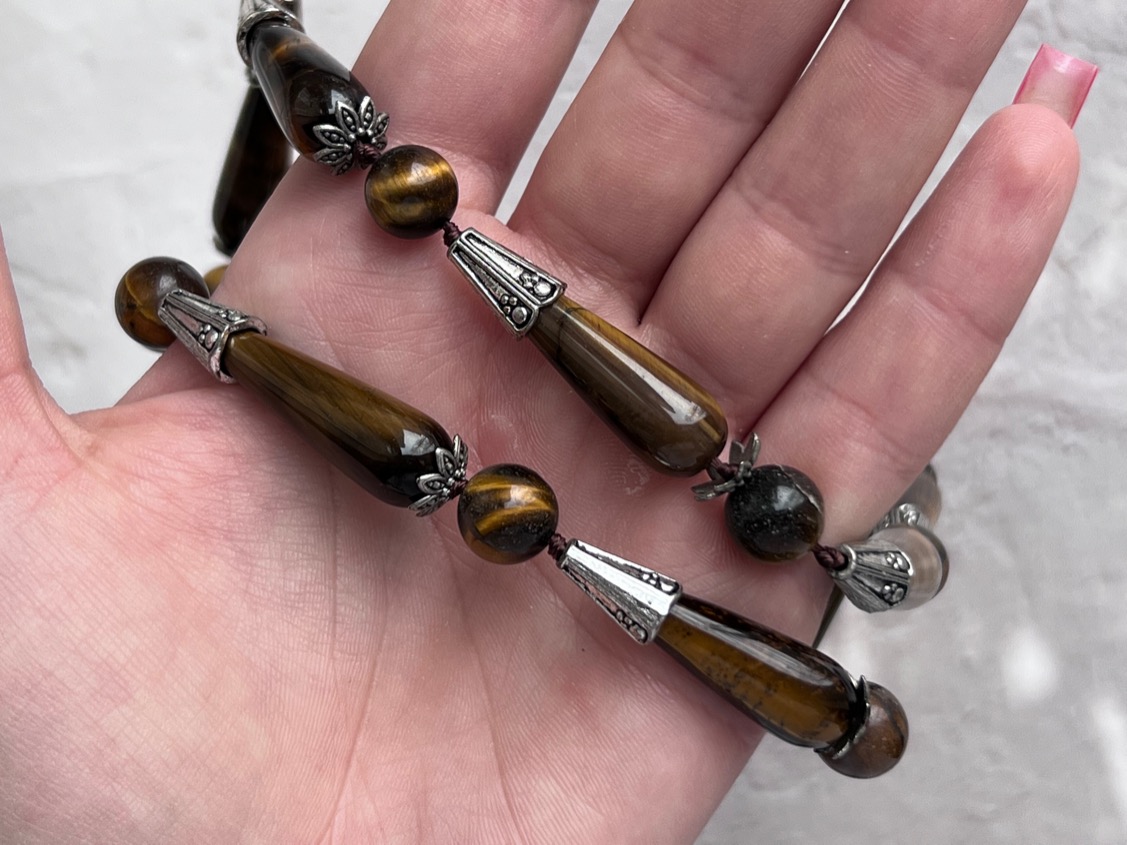 купить Бусы из тигрового глаза , фото 3