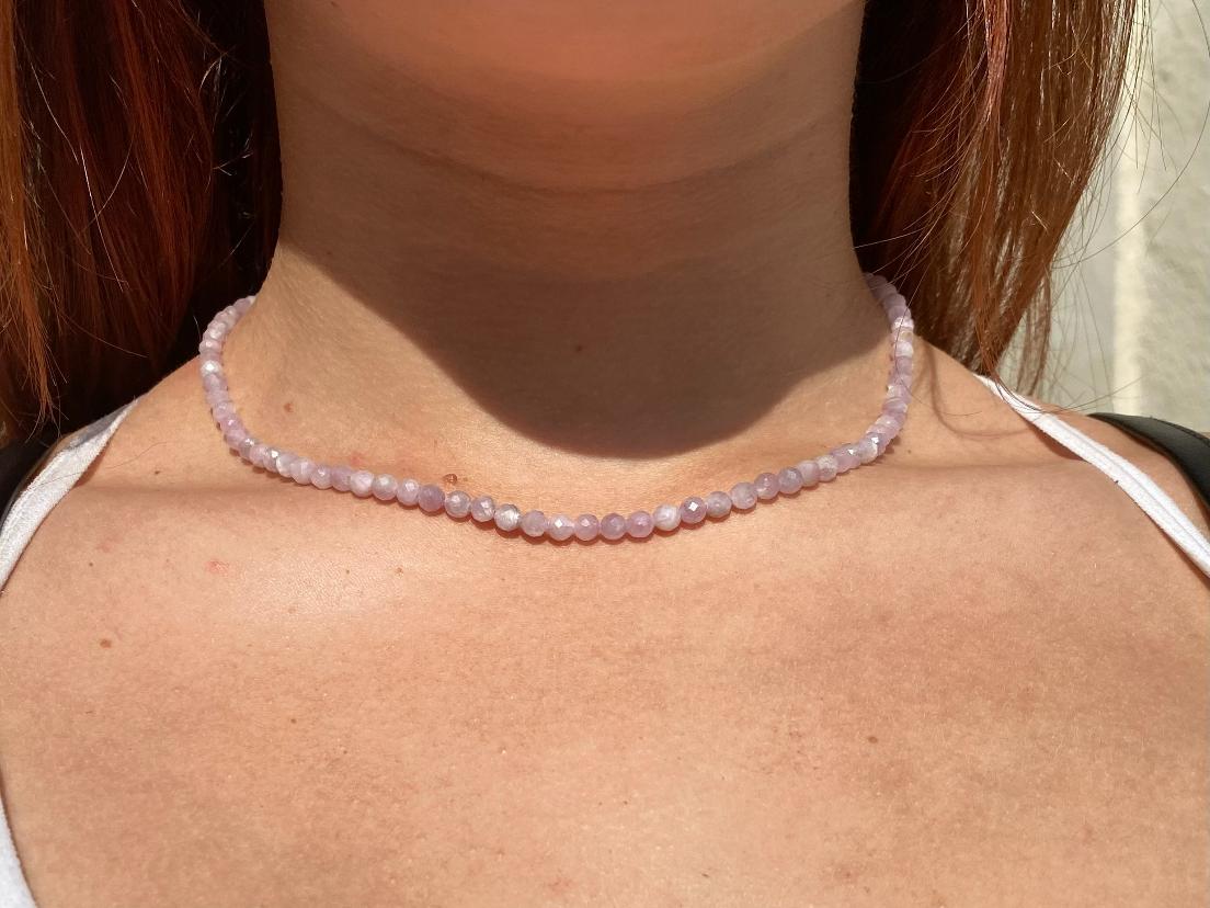 купить Бусы из кунцита, огранка , фото 1