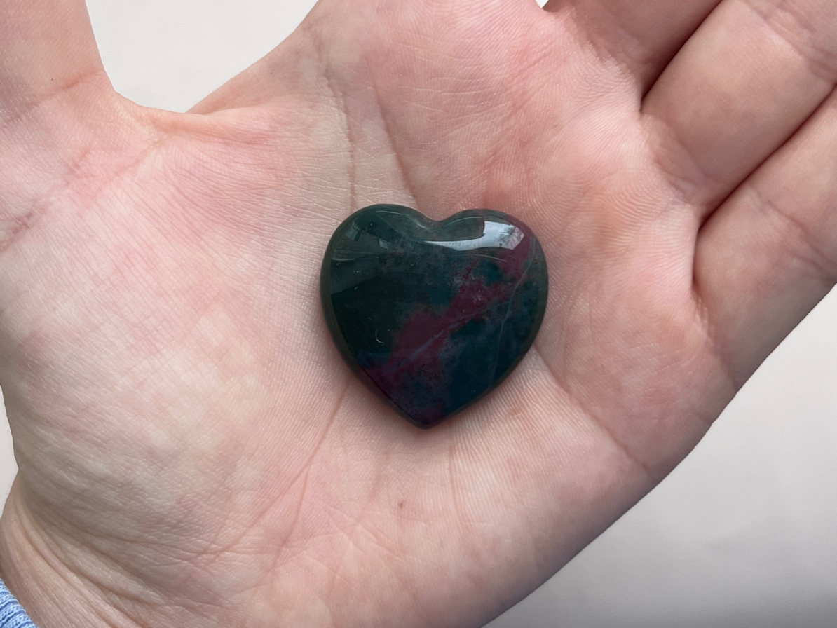 Сердце из гелиотропа  SR-0009, фото 4