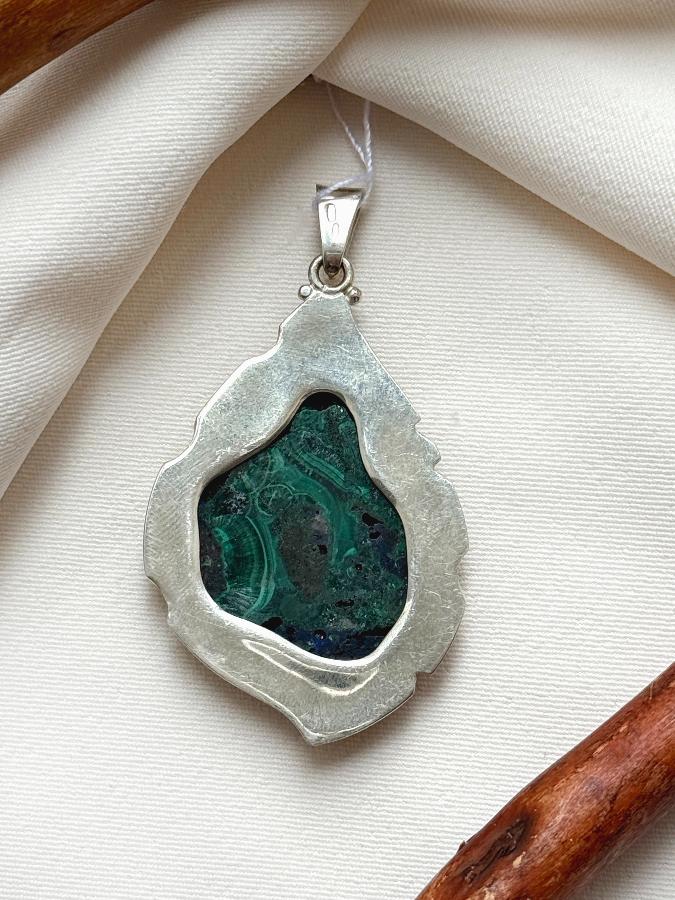 купить Кулон из серебра с малахитом  , фото 4