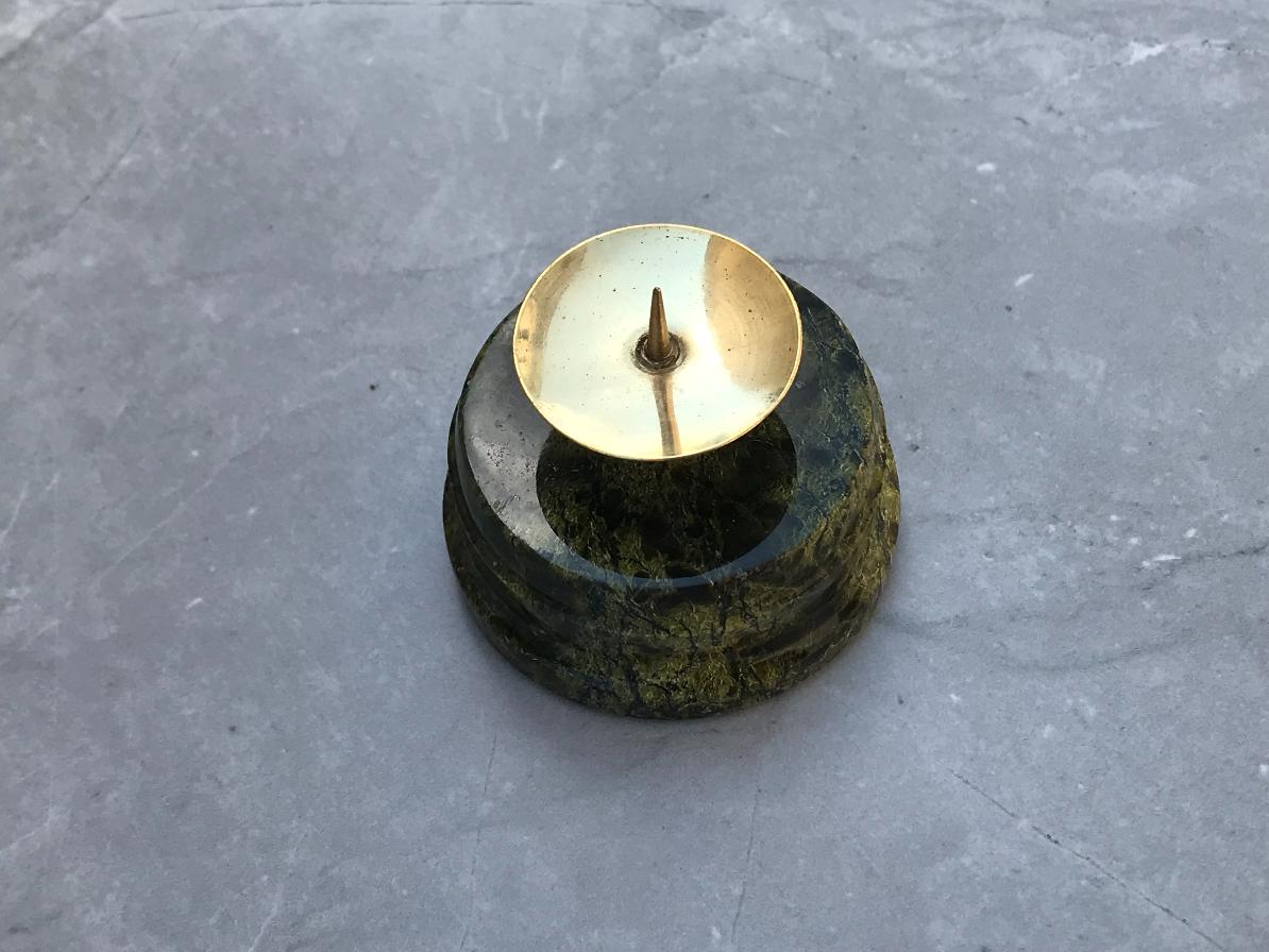 Подсвечник из змеевика 4,7х5,6 см PD-0002, фото 2
