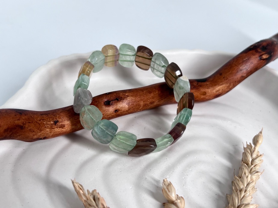 купить Браслет из флюорита, огранка , фото 2