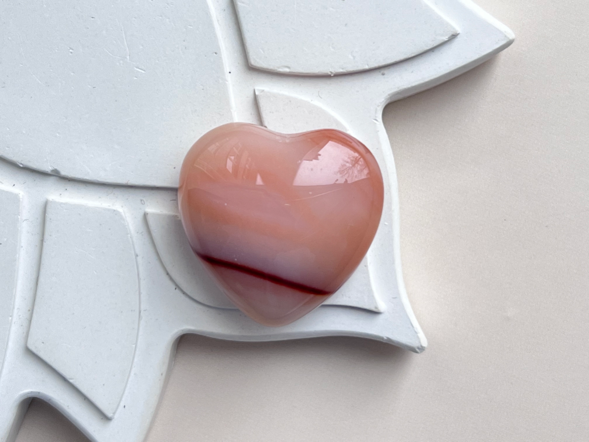 Сердце из агата SR-0011, фото 1