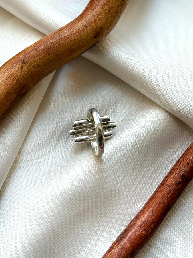 купить Кольцо из серебра с аквамарином,16 размер  , фото 4