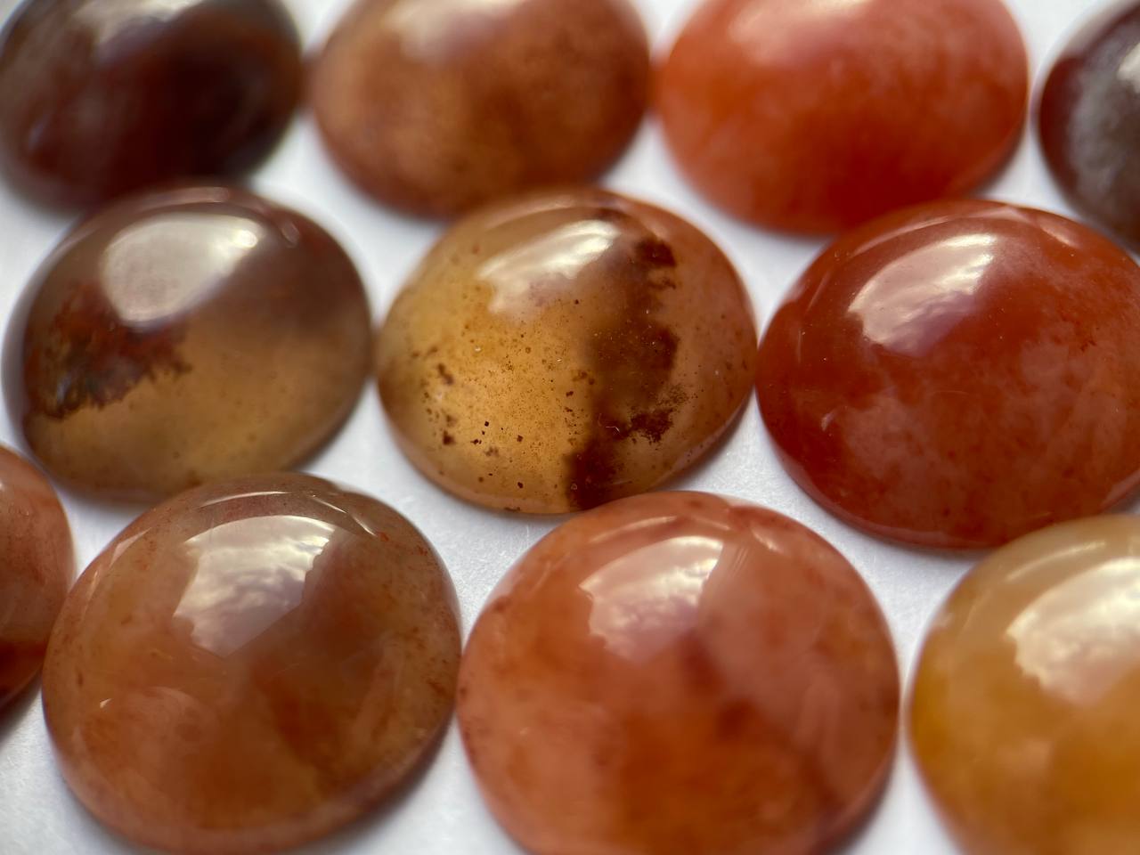 Кабошон из сердолика 1,5x1,5x0,5 см , фото 2