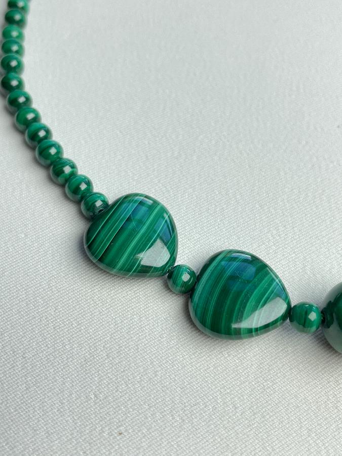 купить Бусы из малахита, 44,5 см  , фото 3