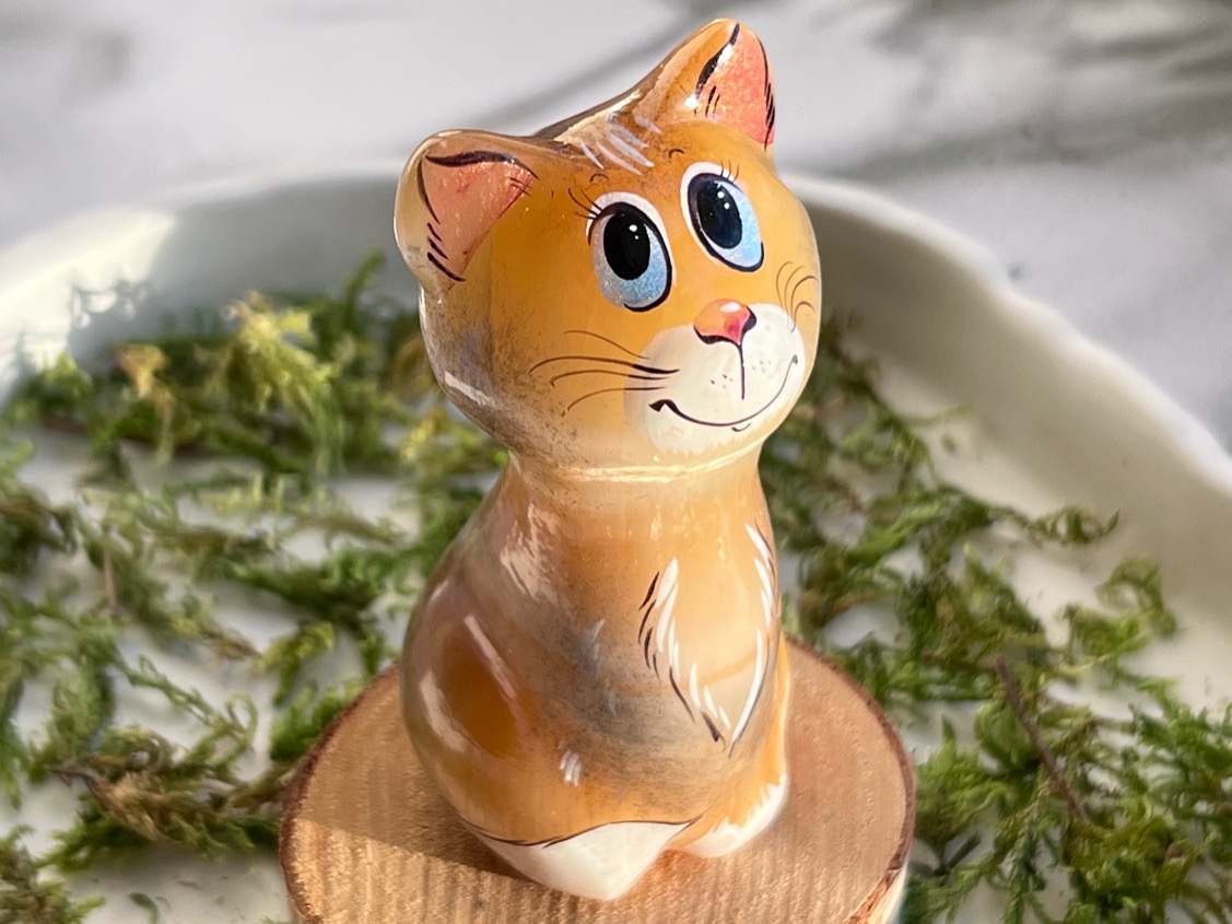 Кот из селенита  FG-0374, фото 2