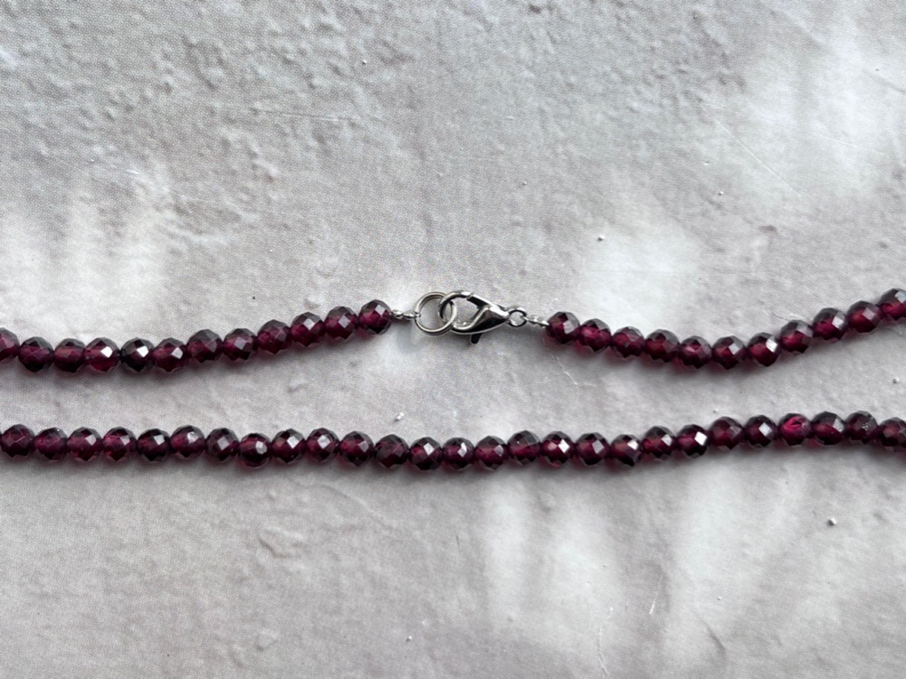 купить Бусы из граната, огранка , фото 4