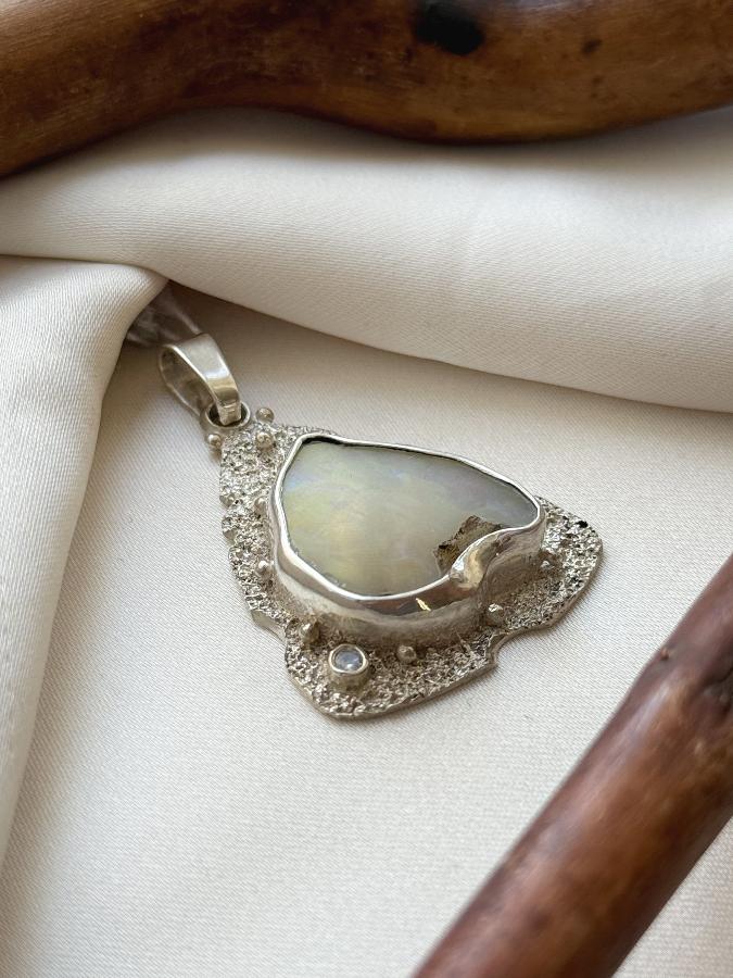 купить Кулон из серебра с опалом  , фото 2