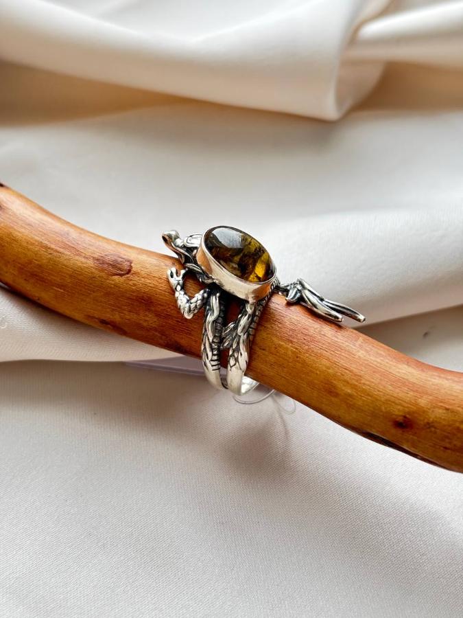 купить Кольцо из серебра с турмалином  , фото 1