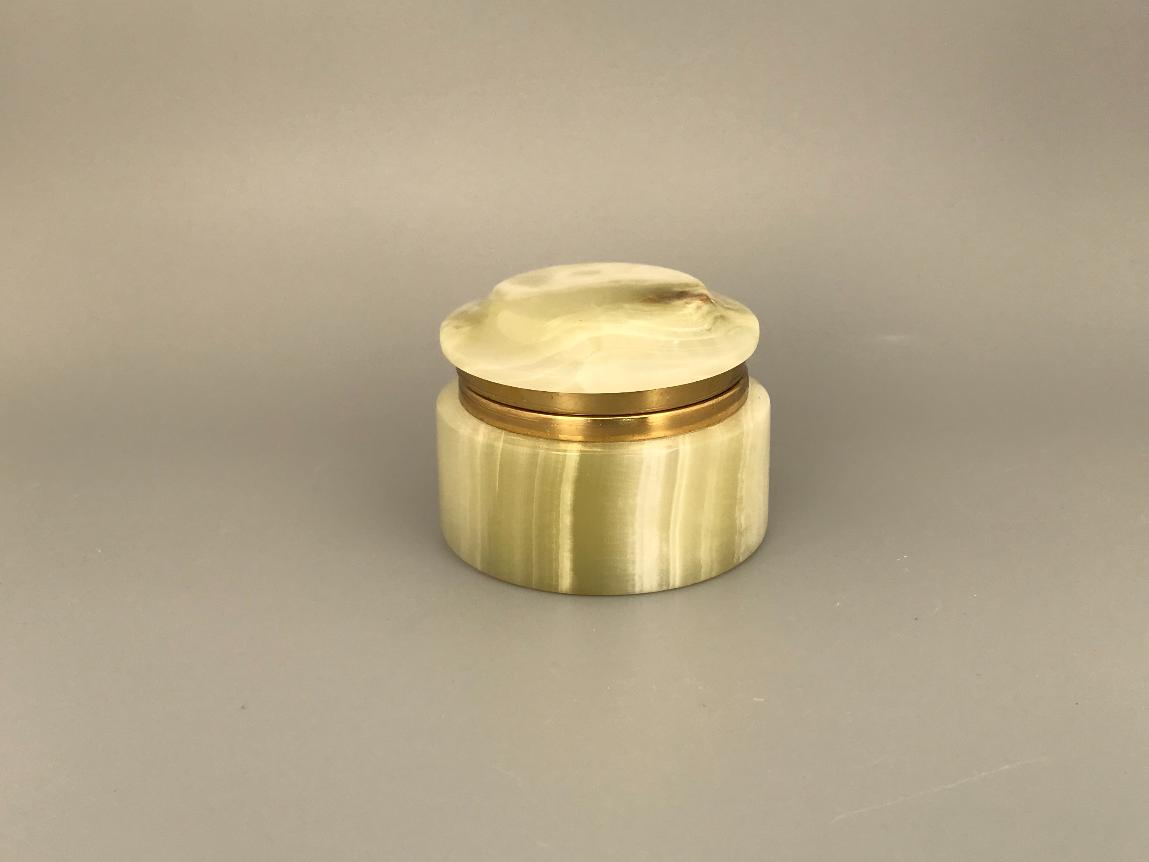 Шкатулка из оникса "Грибок" 4,9х6,4х5,9 см SCH-0006, фото 1