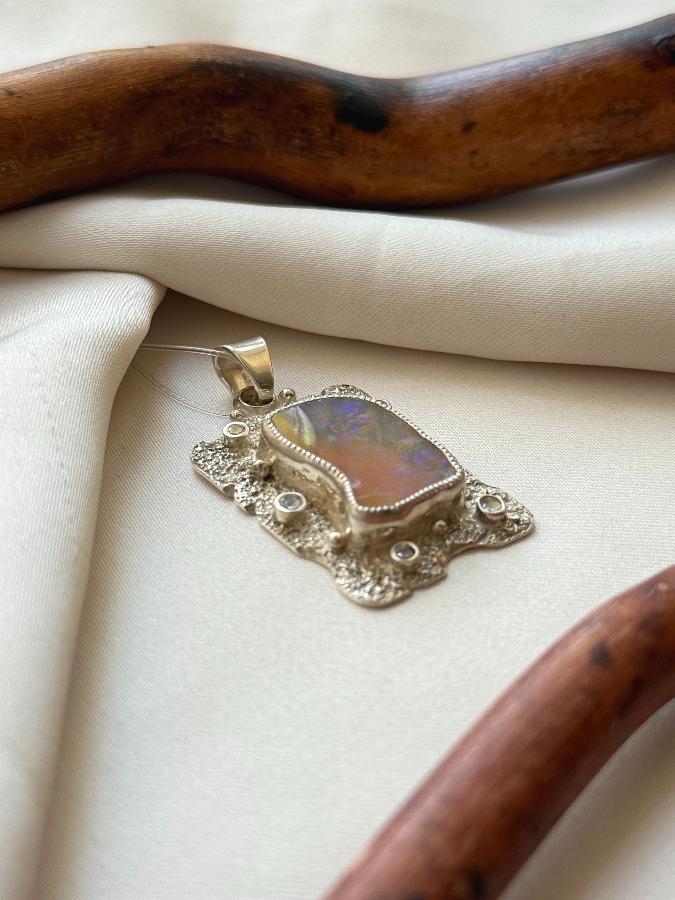 купить Кулон из серебра с опалом  , фото 2