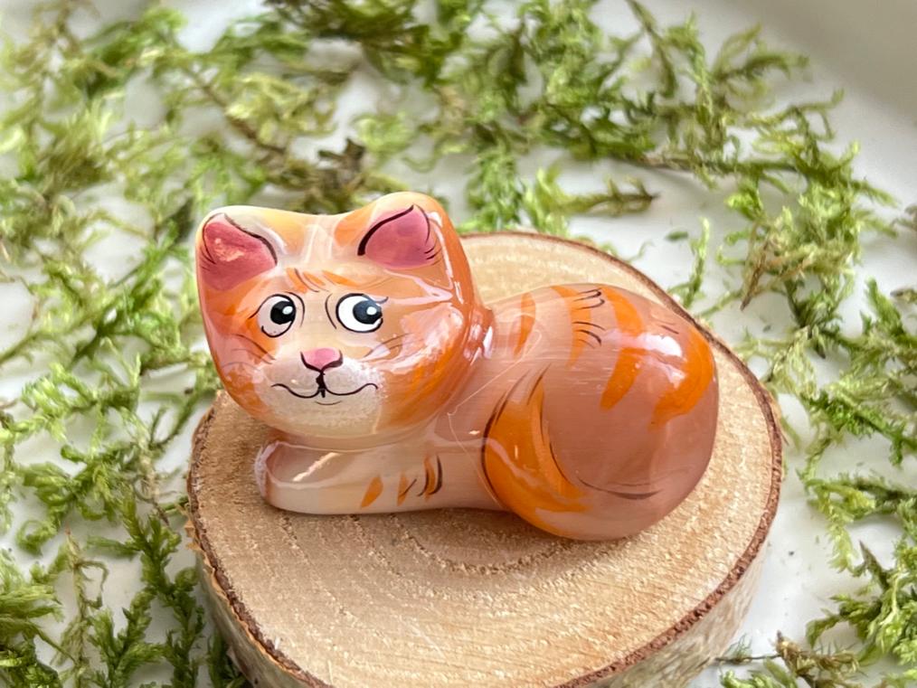 Котёнок из селенита  FG-0358, фото 1