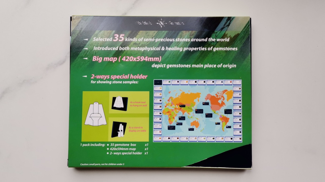 Коллекция полудрагоценных камней  35 минералов KM-0010, фото 2
