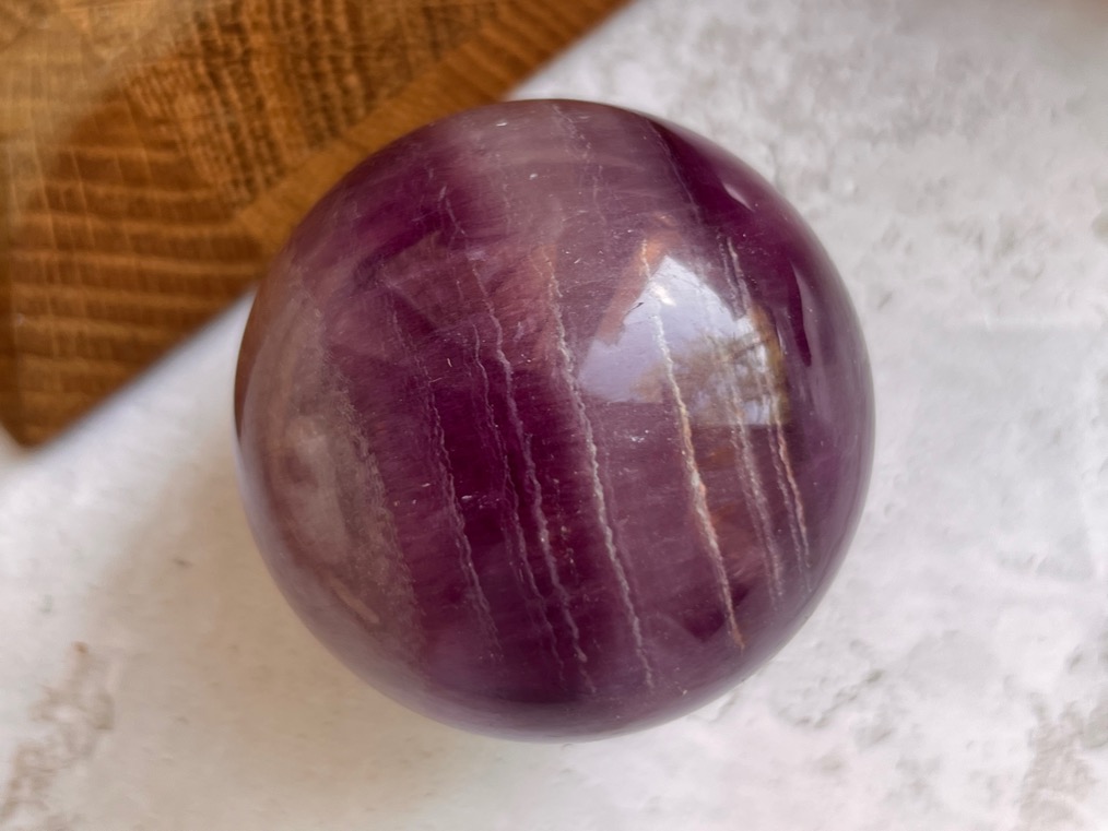 Шар из флюорита, d - 4,8 см SH-0249, фото 1