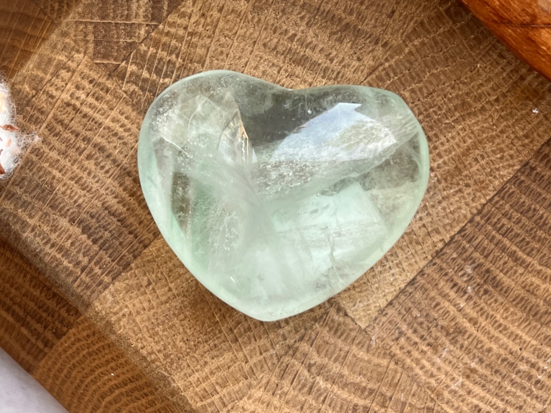 Сердце из флюорита SR-0032, фото 1