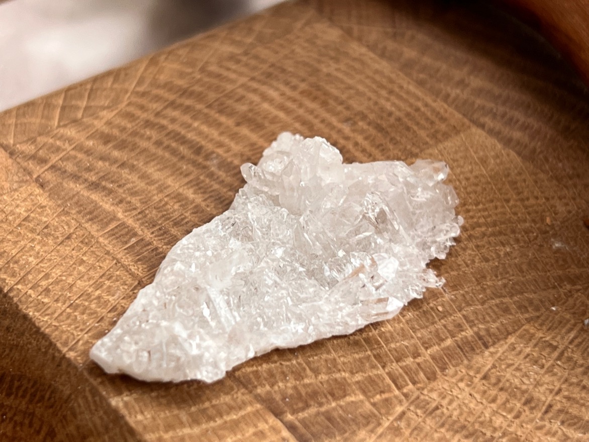 Горный хрусталь, друза 1 х 2,7 х 4,4 см DRU-0089, фото 4