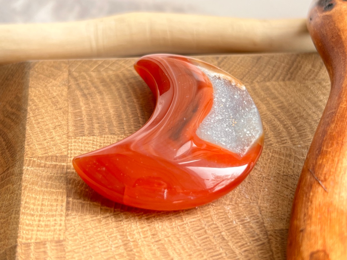 Луна из сердолика FG-0468, фото 3