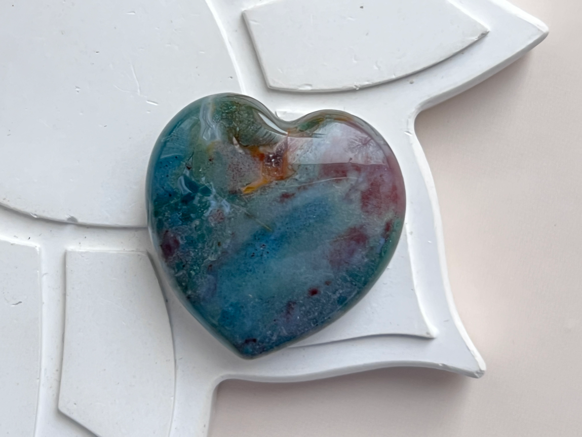 Сердце из гелиотропа  SR-0010, фото 1