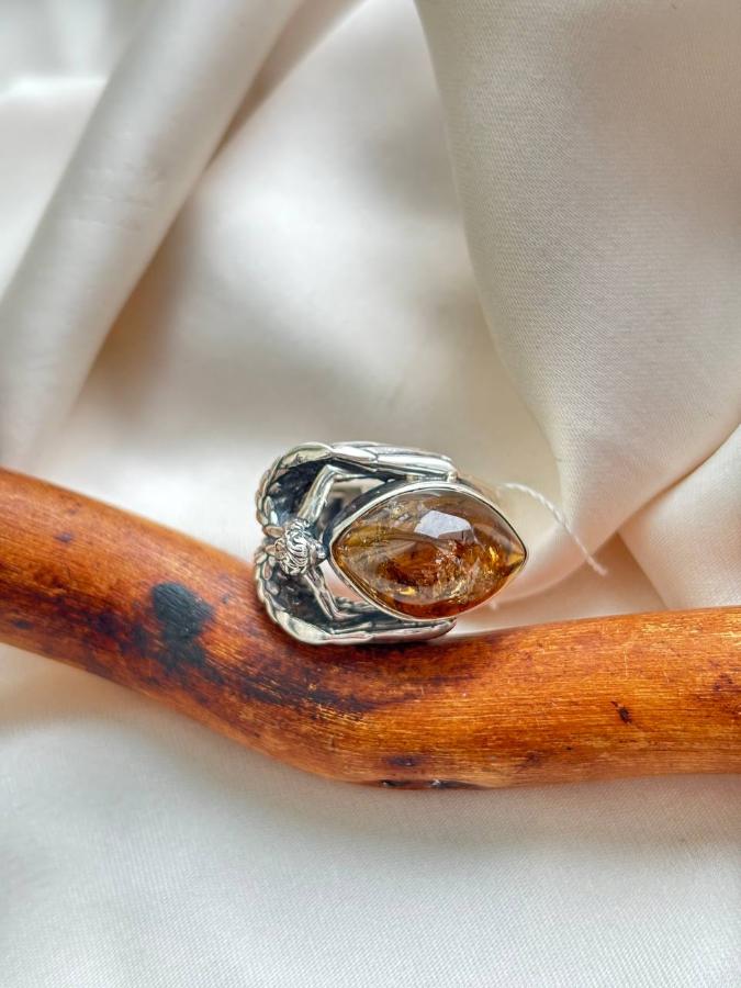 купить Кольцо из серебра с турмалином  , фото 2