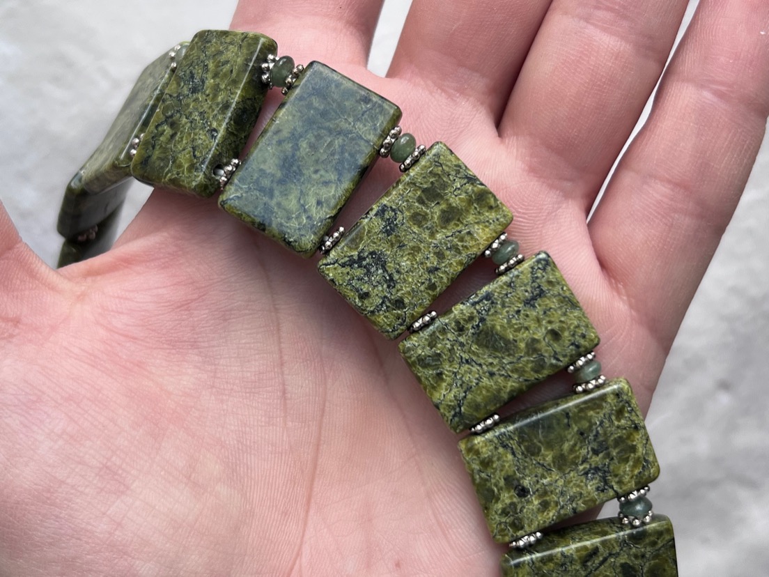 купить Колье из змеевика , фото 4