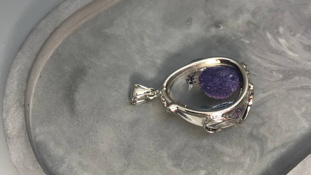 купить Кулон из кварца с тонированным хлоритом , фото 2