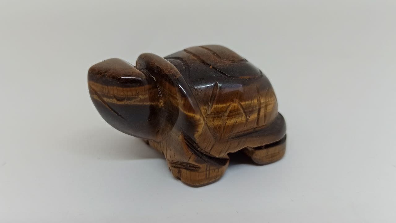 Черепаха из тигрового глаза FG-0208, фото 1