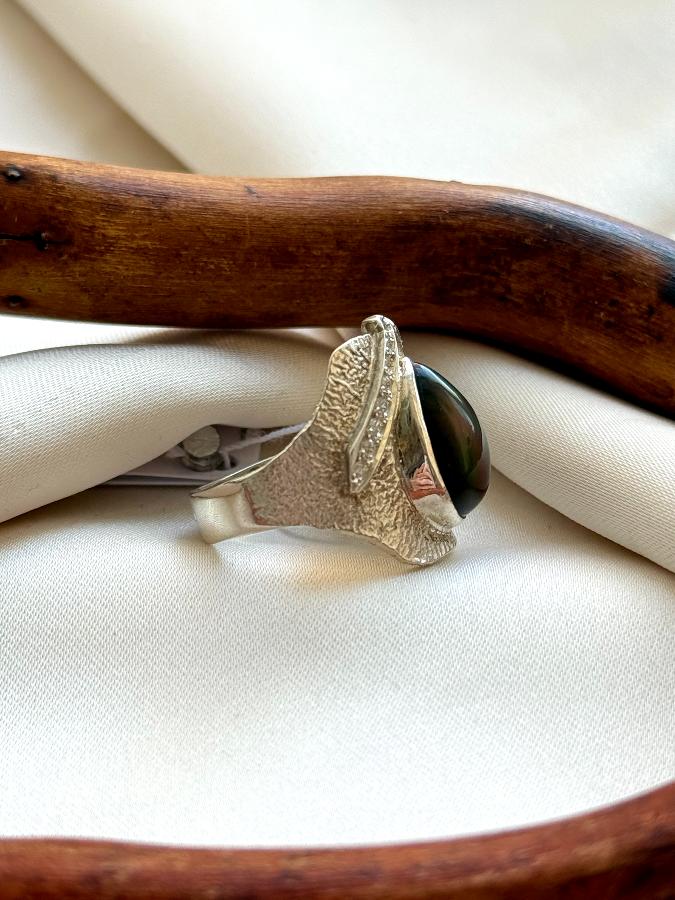 купить Кольцо из серебра с опалом,18,5 размер  , фото 3