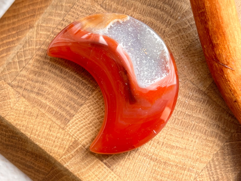 Луна из сердолика FG-0468, фото 1