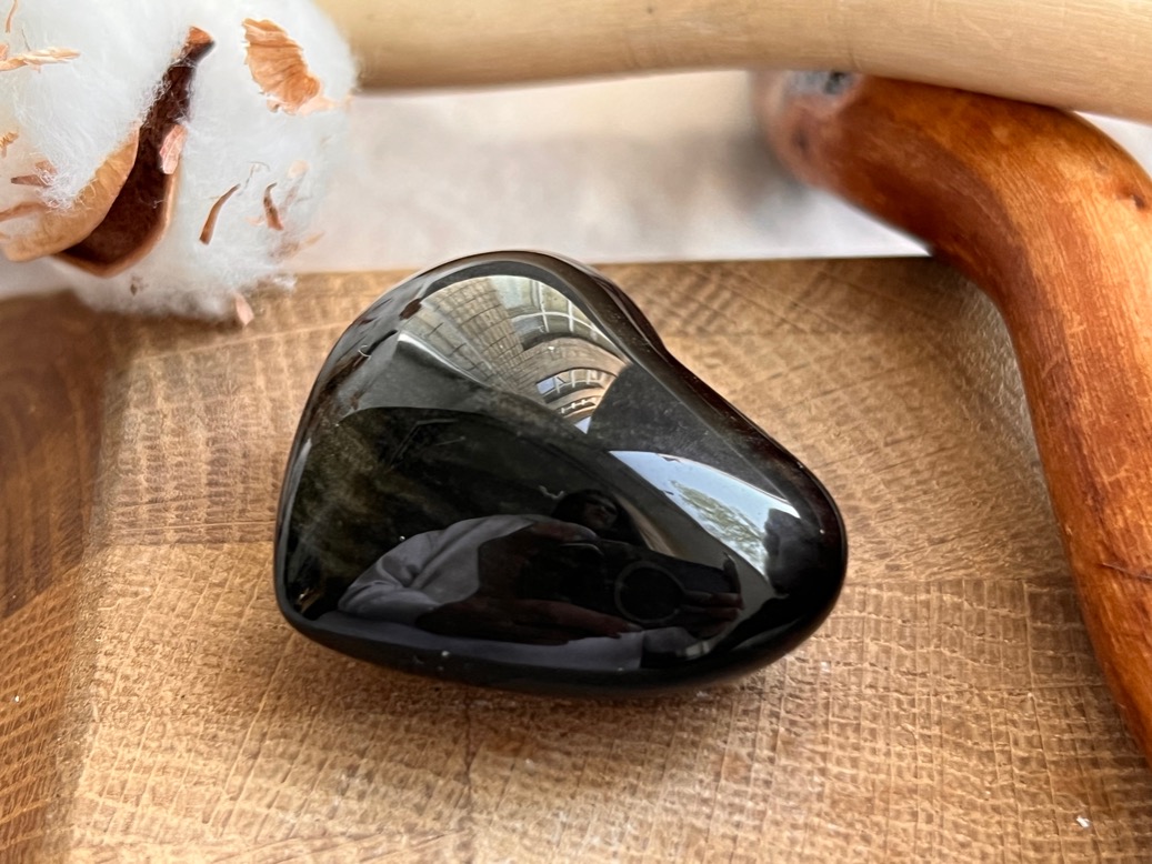Сердце из обсидиана SR-0034, фото 3