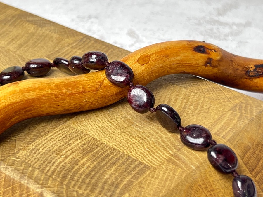купить Бусы из граната (альмандина), 46 см , фото 3