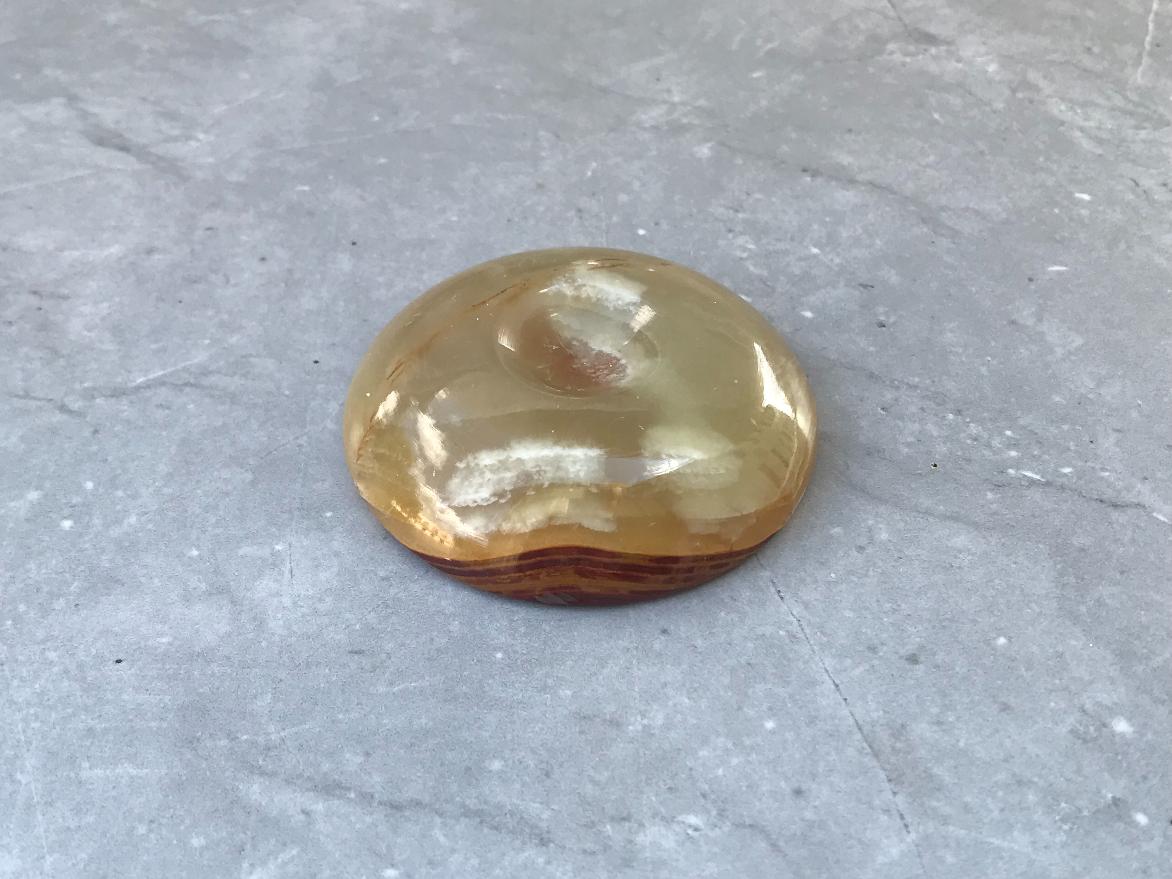 Подставка под шары из оникса, 6,2х1,6х6,2 см POD-0003, фото 1