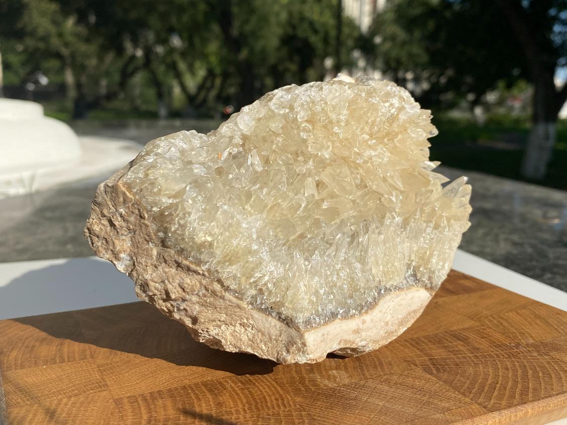 Кальцит, друза, 13,5 х 9,0 х 8,9 см. DRU-0076, фото 2