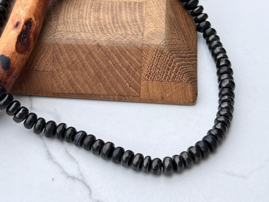 купить Бусы из шунгита, 45 см , фото 1