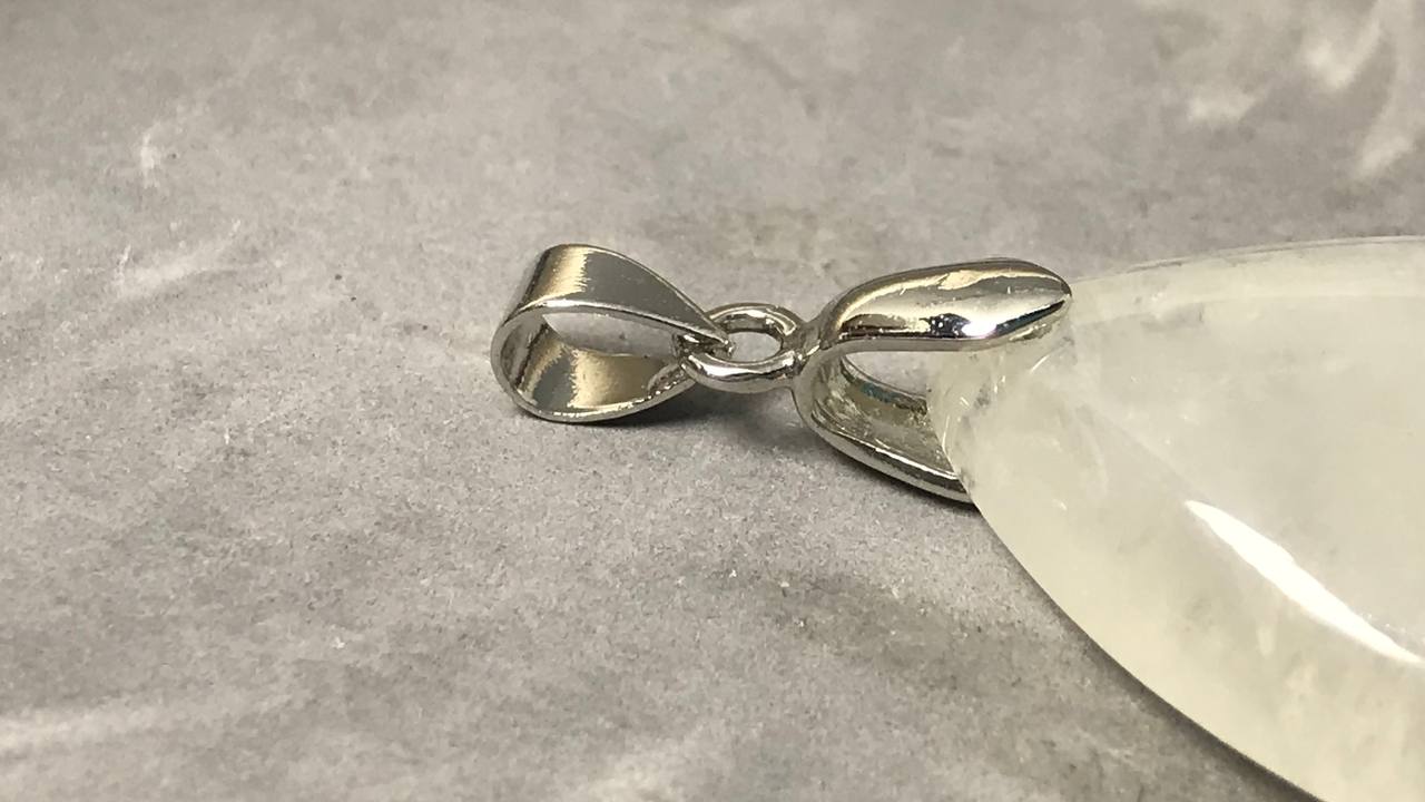 купить Кулон из лунного камня (адуляра)  3,7х2,2х0,8 см , фото 2