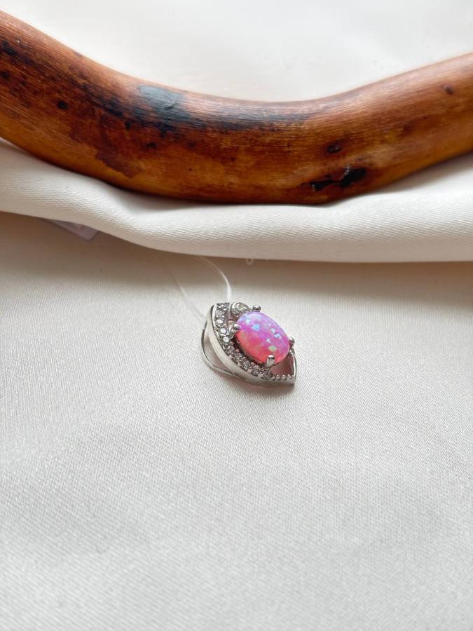 купить Кулон из серебра с опалом (синтетический)  , фото 1