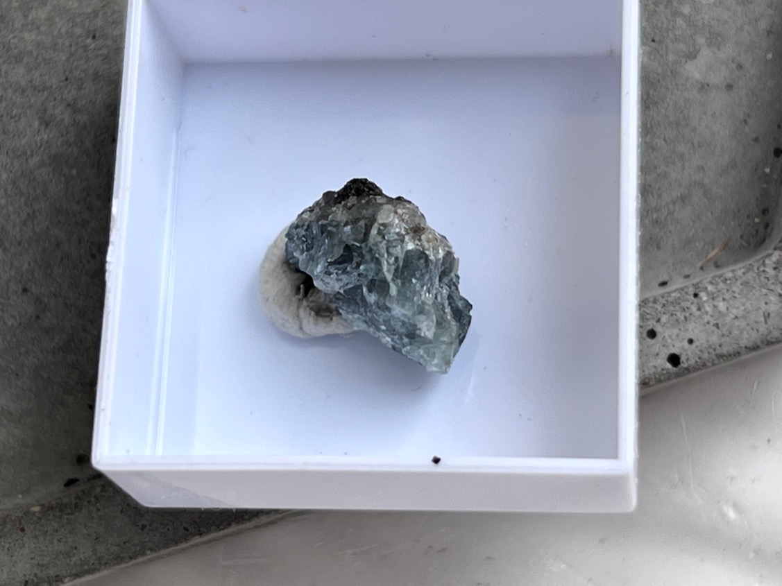 Образец александрита в пластиковом боксе OBM-0789, фото 4