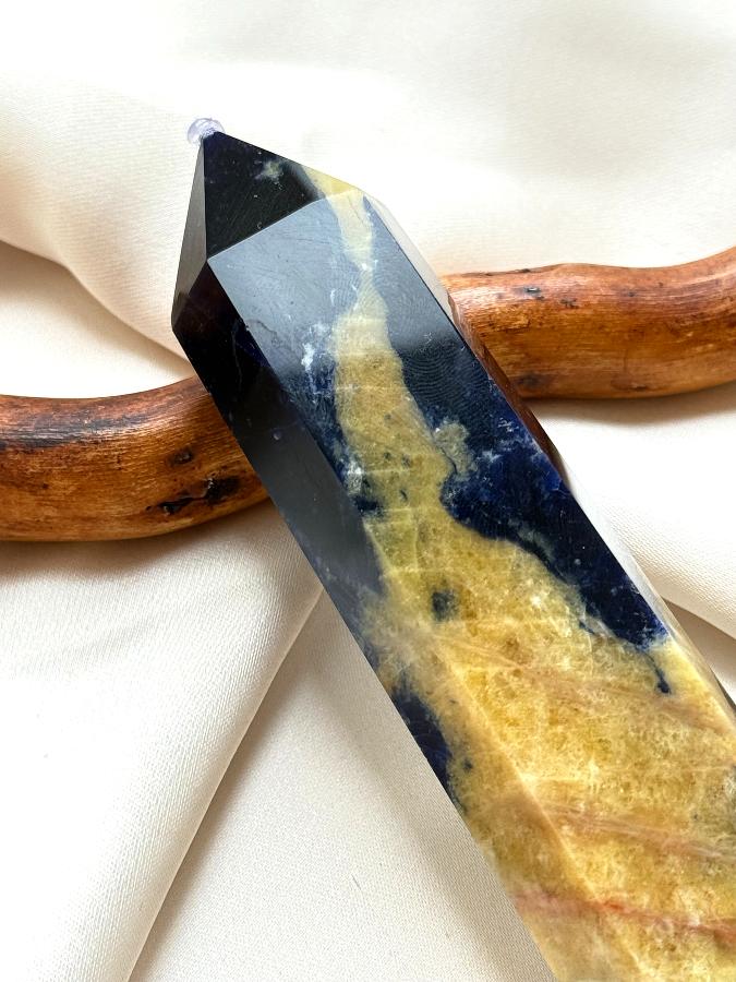 Столбик (обелиск) из содалита,13 х 3 см ST-0037, фото 2