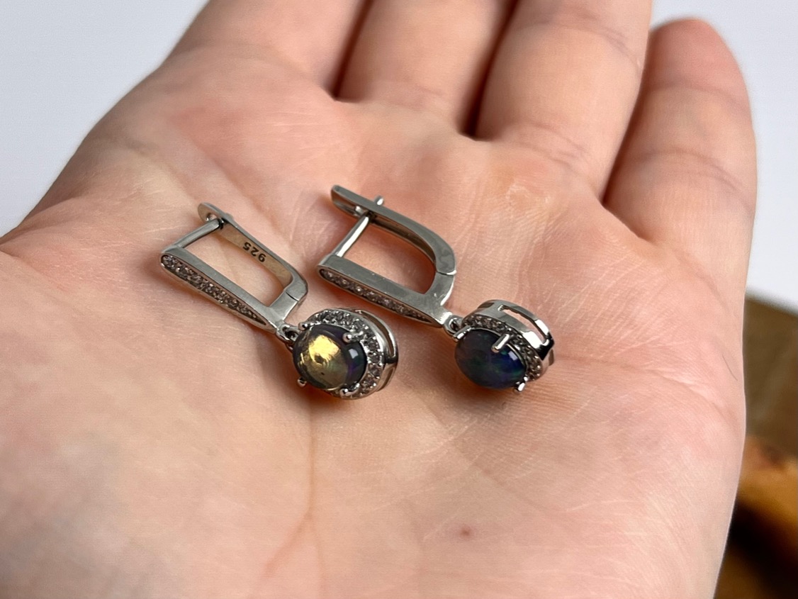 купить Серьги с опалом  , фото 2