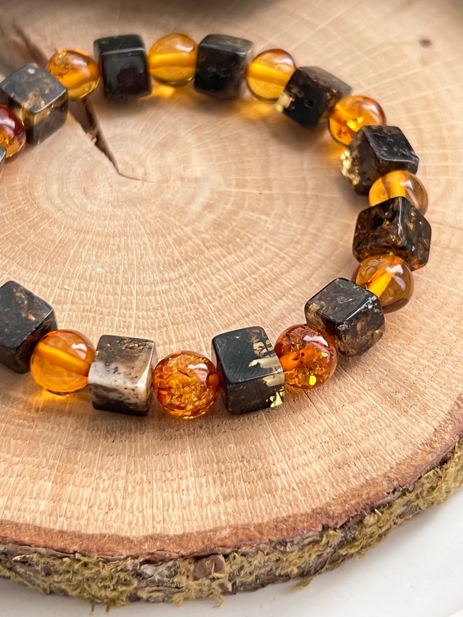 купить Браслет из янтаря, d -  5,1 см , фото 1