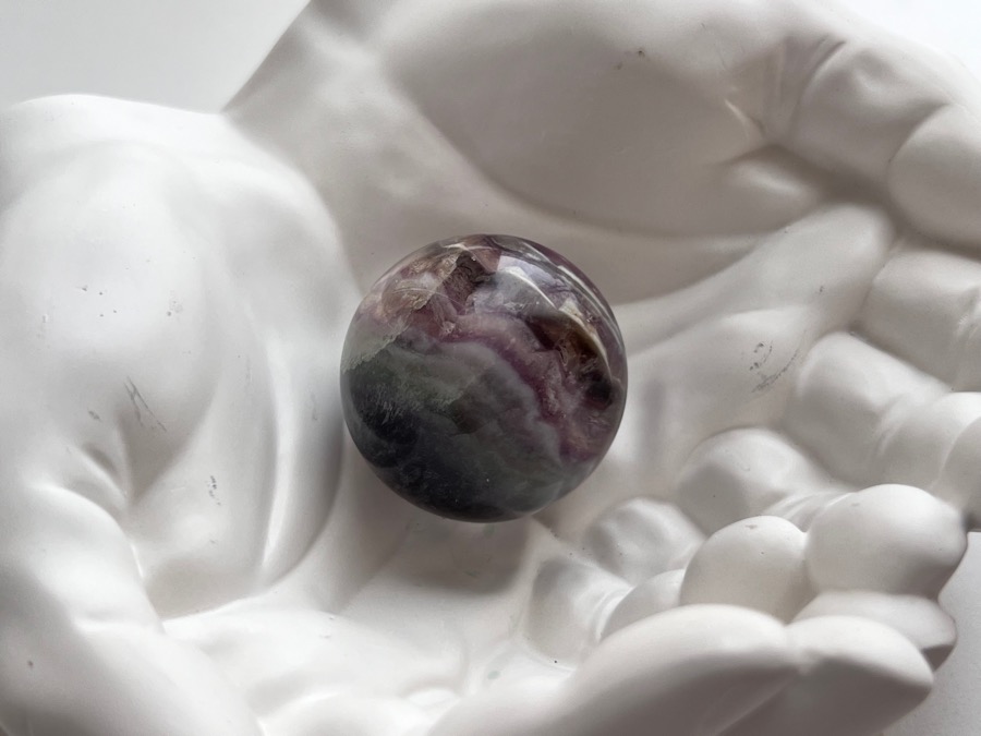 Шар из флюорита, d - 3,8 см SH-0347, фото 2