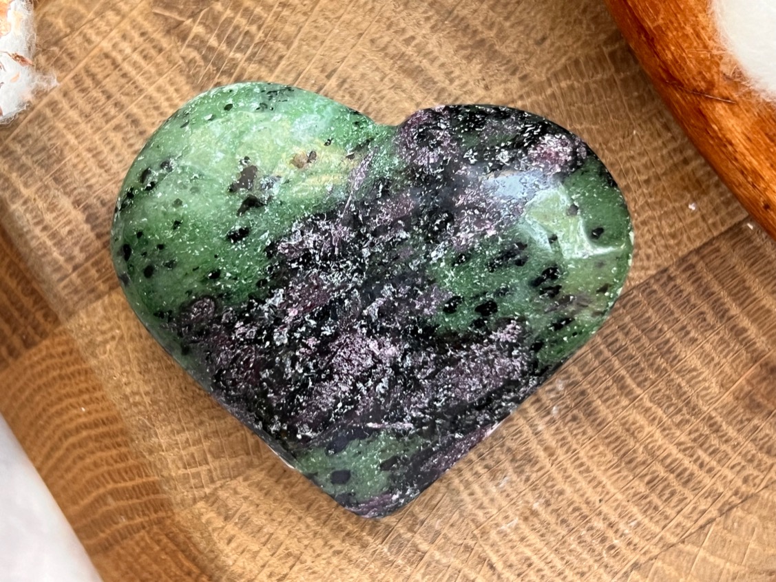 Сердце из цоизита SR-0035, фото 1