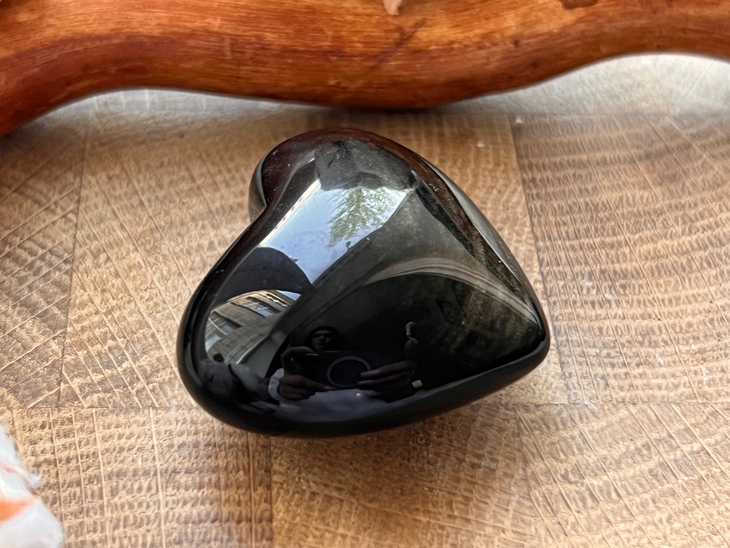 Сердце из обсидиана SR-0034, фото 4