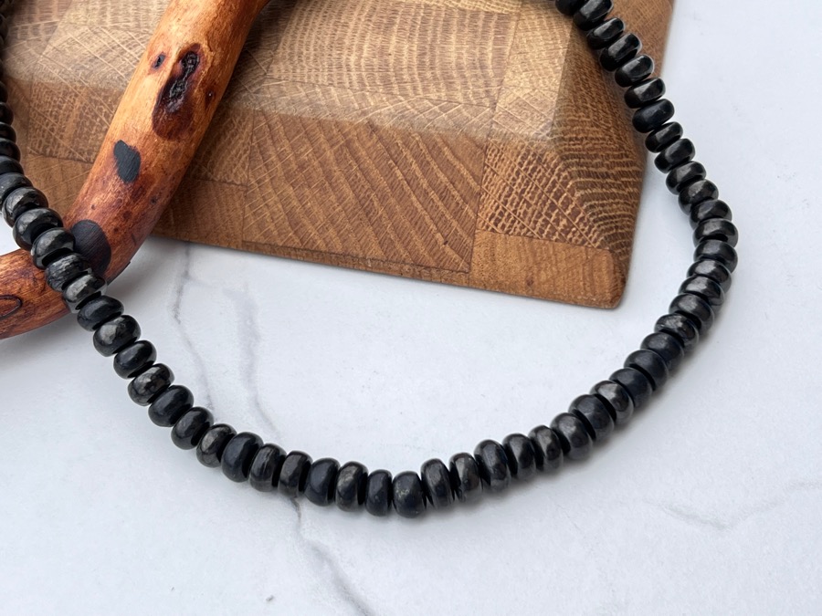 купить Бусы из шунгита, 45 см , фото 1