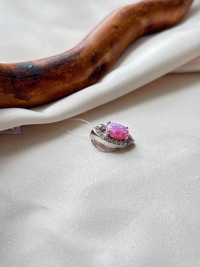 купить Кулон из серебра с опалом (синтетический)  , фото 3