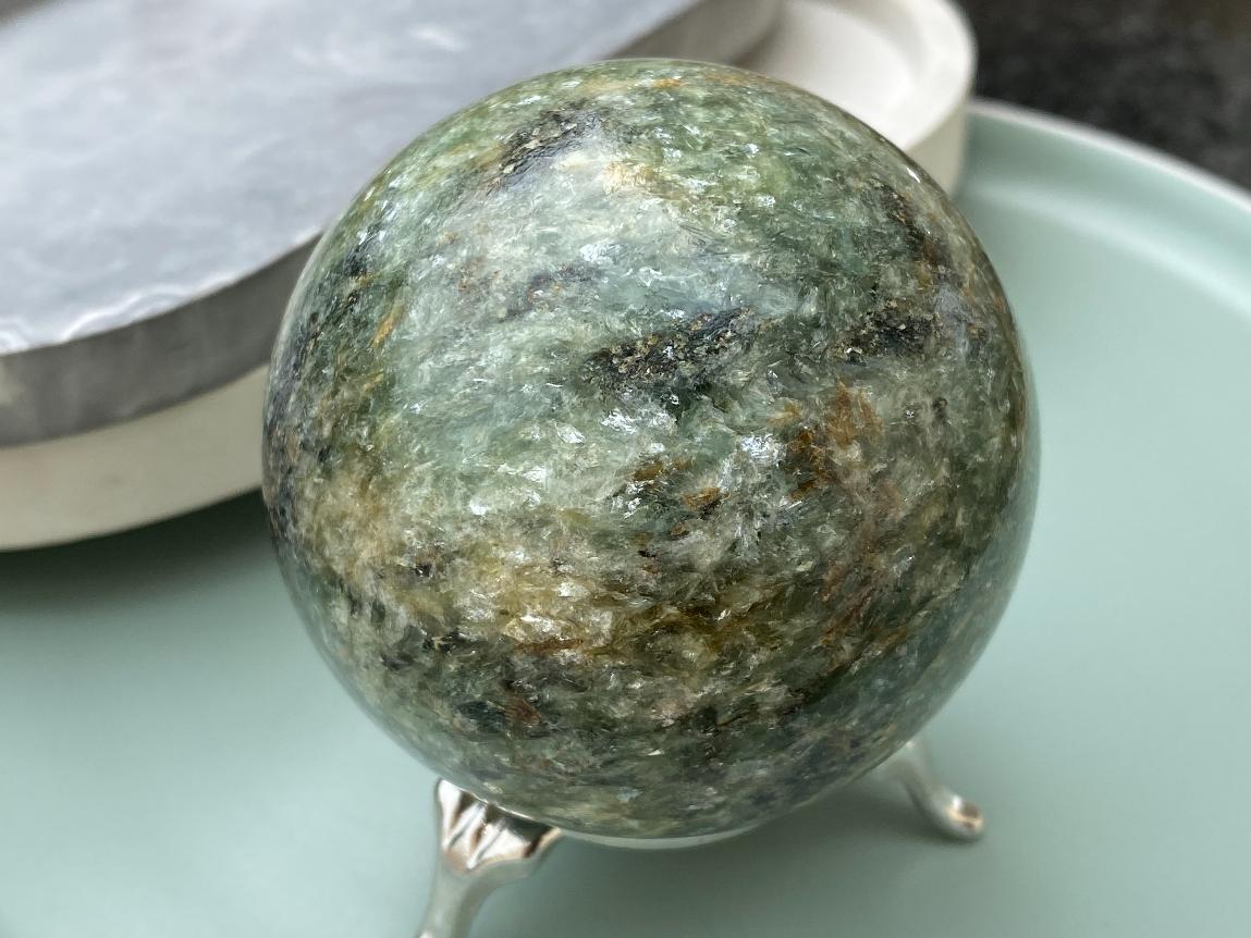 Шар из офиокальцита, d-6,1 см. SH-0276, фото 1
