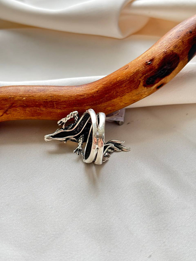 купить Кольцо из серебра с турмалином  , фото 4