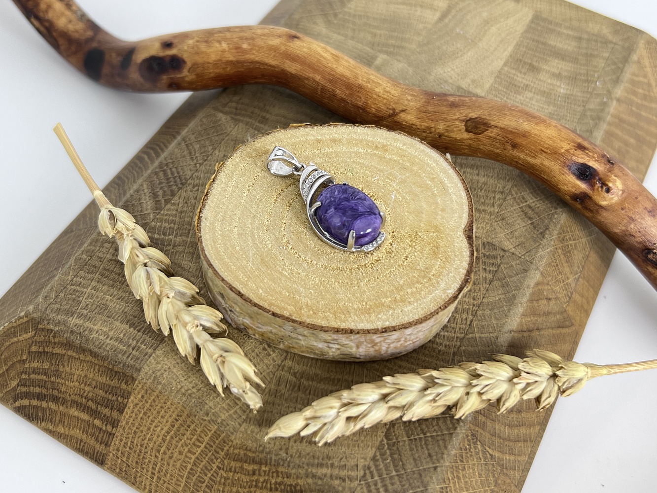 купить Кулон с чароитом , фото 2